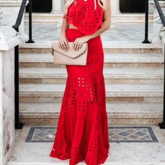 Luxxel Dresses & Skirts - Luxxel Flawless eyelet skirt